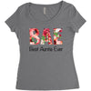 Bae Best Auntie Ever Women's Triblend Scoop T-shirt