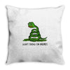 don't tread on memes Throw Pillow