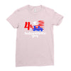 happy independence day the united states Ladies Fitted T-Shirt