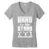 bars to the stars Women's V-Neck T-Shirt