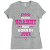 The Best Grammy Was Born In June Ladies Fitted T-Shirt