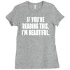 i'm beautiful Ladies Fitted T-Shirt