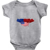 america flag Baby Bodysuit
