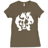 charmander charmeleon charizard pokemon graphic Ladies Fitted T-Shirt
