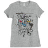 ninja aliens Ladies Fitted T-Shirt