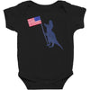 Patriotic T-Rex Baby Bodysuit