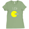 Mr Pacman Ladies Fitted T-Shirt
