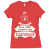 I Am Boxer Actually In A Very Commited Relationship Ladies Fitted T-Shirt
