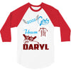 Good Girl Go To Heaven Bad Girl Ride With Daryl 3/4 Sleeve Shirt