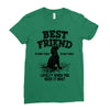 Best Friend Beagle Ladies Fitted T-Shirt