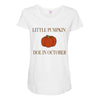 due in october Maternity Scoop Neck T-shirt