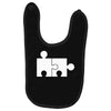 rude jigsaw ideal birthday present or gift Baby Bibs