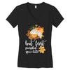 but first pumpkin spice latte, Women's V-Neck T-Shirt
