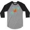 higgs event oil paint 3/4 Sleeve Shirt