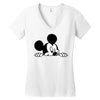 mickey Women's V-Neck T-Shirt