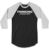 thinking please wait 3/4 Sleeve Shirt