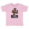 groot grow strong galaxy gym fitness mashup Toddler T-shirt
