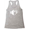 bass speaker Racerback Tank