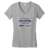 drop everything Women's V-Neck T-Shirt