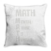 math mental abuse to humans Throw Pillow