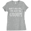 wedding day stag night marriage Ladies Fitted T-Shirt