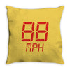 back to the future movie inspired tshirt Throw Pillow