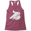 mickey hands gun Racerback Tank