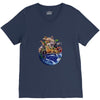 world animal V-Neck Tee