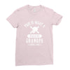 This is What a Badass Grandpa Looks Like Ladies Fitted T-Shirt