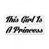 A PRINCESS License Plate