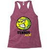 pro tennis ball Racerback Tank