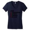 i have 2 daughter Women's V-Neck T-Shirt