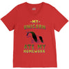 my unicorn ate my homework V-Neck Tee