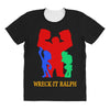 wreck it ralph silhouette All Over Women's T-shirt