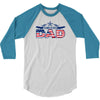 best american dad 3/4 Sleeve Shirt