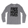 free high fives t shirt x large funny humor geek awesome highfive cool Long Sleeve Shirts