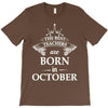 The best teachers are born in Octobe T-Shirt