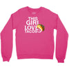 This Girl Loves Tacos Crewneck Sweatshirt