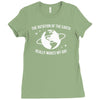 the rotation of earth really makes my day Ladies Fitted T-Shirt