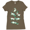angry unicorns Ladies Fitted T-Shirt