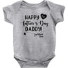 Happy First Father's Day Daddy Baby Bodysuit