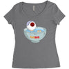 medama oyaji manga Women's Triblend Scoop T-shirt