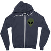 Cute Alien Zipper Hoodie