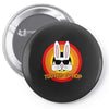 too hip to hop   bunny easter Pin-back button