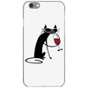 cat and wine iPhone 6/6s Case