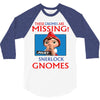 Sherlock Gnomes 3/4 Sleeve Shirt