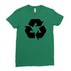 save planet earth Ladies Fitted T-Shirt