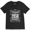 vintage made in 1958 perfectly aged a living legend V-Neck Tee