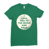I Love You To The Moon And Back Ladies Fitted T-Shirt