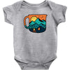 coffee and adventure Baby Onesie